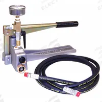 WHEELER-REX Hydrostatic Test Pump: 300 psi Max. Discharge Pressure, 1/4 in MNPT, 3/4 in GHT, Steel (MPN 29200). Key specifications — Brand: WHEELER-REX; Relief Valve Type: Adjustable Pressure; Housing Material: Steel.
