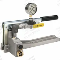 WHEELER-REX Hydrostatic Test Pump: 1,000 psi Max. Discharge Pressure, 1/4 in MNPT, 3/4 in GHT, Steel (MPN 29201). Key specifications — Brand: WHEELER-REX; Relief Valve Type: Adjustable Pressure; Housing Material: Steel.