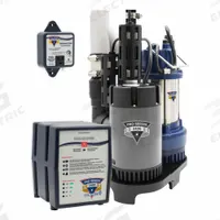 PRO SERIES PUMPS Sump/Battery Back-Up System: 1/2 hp, 115V AC, 33 ft Max. Head (Primary Pump), ABS (MPN PS-C50). Key specifications — Rated Voltage (Secondary Pump): 12V DC; Brand: PRO SERIES PUMPS; Series: Pro Series Pumps; Primary Pump Rated Voltage: 115V AC; Switch (Primary Pump): Piggyback Dual Micro-Reed Float.