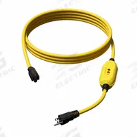 APPROVED VENDOR Line Cord GFCI: Auto Reset, 26 ft Lg, 12/3, 5-15P Plug, 15 A Current, 125V AC, 5-15R (MPN 875LD4). Key specifications — NEMA Plug Configuration: 5-15P; NEMA Receptacle Configuration: 5-15R; Brand: APPROVED VENDOR; Voltage: 125V AC.