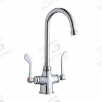 ELKAY Handle-Operated Faucet: Elkay®, Brass, Centerset, Deck, 1 Mounting Holes, 1.5 gpm Flow Rate (MPN LK500GN05T4). Key specifications — Series: Elkay®; Brand: ELKAY.