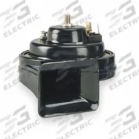 WOLO Electric Horn: 12V DC, High Tone, Electric, Black, Painted, 116 dB Sound Level - Max, 1 Horns (MPN 385-2T). Key specifications — Type: High Tone; Brand: WOLO; Compatible Vehicle Type: Passenger Vehicles; Finish: Painted; Includes: Mounting Hardware; Color: Black.