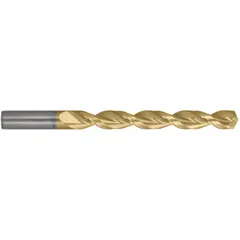 CLEVELAND Jobber Length Drill Bit: 7/32", 135° Split Point, TiN-Coated Cobalt, Fast Spiral (MPN C16677). Key specifications — attr1229327: 0.2188.