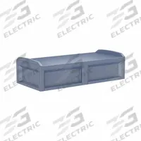 CORTECH Institutional Bed: Midnight Blue, 80 in Overall Lg, 36 in Overall Wd, 21 in Overall Ht (MPN 100MB). Key specifications — Product Type: Bed; Color: Midnight Blue; Material: Polyethylene; Brand: CORTECH; Model Name: Solstice Behavioral Health Bed.