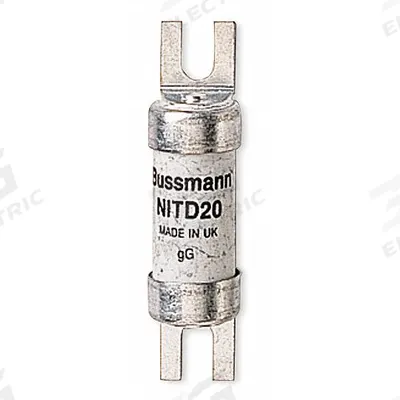 BUSSMANN Fuse: Bussmann NITD, Fast Acting, 25 A - British Standard BS88 Fuses