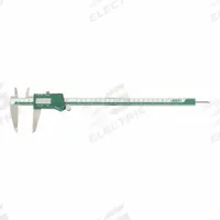 INSIZE Fractional-Display Digital Caliper: 0 in to 12 in /0 mm to 300 mm, +/- 0.0012 in Accuracy (MPN 1102-300). Key specifications — attr1184648: +/- 0.0012 in; attr1184649: 0.0005 in/0.01 mm; attr1184654: Inside; attr1184692: INSIZE.