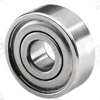 TRITAN Radial Ball Bearing: R16, Dbl Shield, 1 in Bore, 2 in OD, 0.5 in Wd, Alloy Steel Ring (MPN R16 ZZ PRX). Key specifications — System of Measurement: Inch; Bearing Industry Number: R16; For Environment: Oily/Greasy.