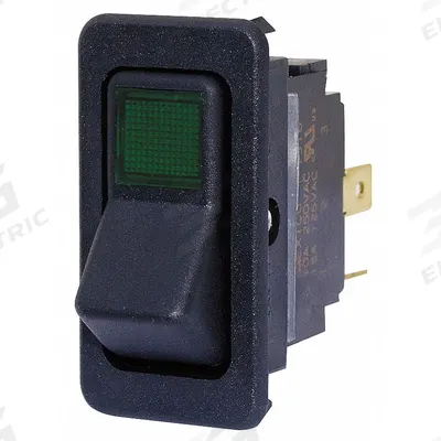 EATON Lighted Rocker Switch: 2 Positions, SPST, Off/On - General Purpose Rocker Switches