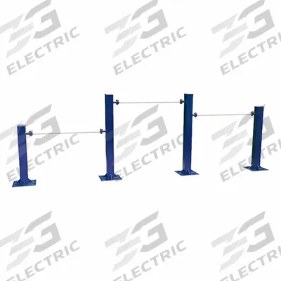 TRIACTIVE USA Multi Bars: 88 in Overall Ht, 177 in Overall Lg, 8 in Overall Wd, Blue/Green - Outdoor Fitness Stations