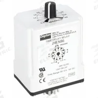 DAYTON Single Function Time Delay Relay: Socket Mounted, 24V AC/DC, 10 A, 11 Pins/Terminals (MPN 24EN86). Key specifications — Brand: DAYTON.