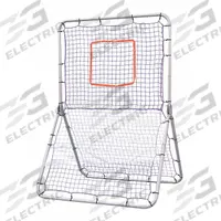 CHAMPION SPORTS Pitch Back Screen: 72 in Overall Ht, 42 in Overall Wd, 72 in Overall Dp, Steel, Blue (MPN BN4272)