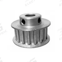 DAYTON Timing Pulley: Curvilinear, Fixed, For 9 mm Belt Wd, 24 Teeth, 5 mm Pitch, Aluminum (MPN 24-5M09M6FA8). Key specifications — Brand: DAYTON; Finish: Clear Anodized; For Belt Series: Powerhouse®.