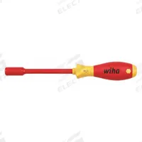 WIHA Solid Round Shank Nut Driver: Straight, Metric, Without Magnetized Tip, Std, 4 mm Tip Size (MPN 32206). Key specifications — attr1214485: Round; attr1214505: WIHA.