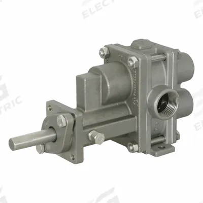 PULSAFEEDER Rotary Gear Pump Head: 316 Stainless Steel, 3/4" FNPT, Metal Alloy, 316 SS - C-Face Mount Gear Pump Heads
