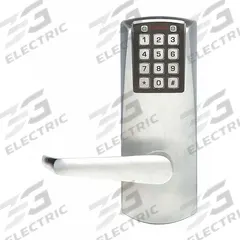 KABA POWER-PLEX Electronic Keyless Lock: Keypad, ADA Compliant, Chrome (MPN P2031LL-626-41). Key specifications — Product Type: Electronic Keyless Lock; Manufacturer Part Number: P2031LL-626-41; Access Method: Keypad.