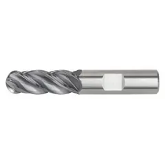 WIDIA HANITA Ball End Mill: Carbide, AlTiN Coated, 4 Flute, 1-1/4" Mill Dia, 2-1/4" LOC, 5" OAL (MPN 4V0032009XW)