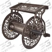 Garden Hose Reel: 125 ft (5/8 in I.D.), 5 1/2 in Reel Dia, Bronze, 150 psi Max Op Pressure, Wall (MPN 708-CA). Key specifications — Includes Hose: No; Overall Dimensions: 15 in L x 22-3/4 in W x 15-3/8 in H; Reel Color: Bronze; Hose Capacity: 125 ft (5/8 in I.D.); Brand: LIBERTY.