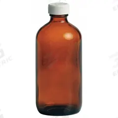 QORPAK Sampling Bottle: 240 mL, Amber, 24-400, Polypropylene, Semi-Volatile Organics, 24, PTFE (MPN 239562). Key specifications — attr1370730: Amber; attr1370762: Semi-Volatile Organics; attr1370763: Soda Lime Glass; attr1370766: QORPAK; attr1370767: 24-400; attr1370776: No; attr1370779: Type III; attr1389381: Attached.
