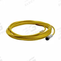Cordset: 4 pin M12, PVC, 16 3/8 ft Cable Lg (MPN CSAS4F4CY2205). Key specifications — Brand: EATON; Cable Jacket Material: PVC; End 1 Connection Type: 4 pin M12.