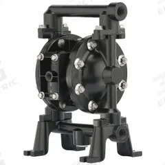 ARO Double Diaphragm Pump: Aluminum Body, 1/2 in, NPT Connection, 12.4 gpm, 255 ft Max. Head (MPN PD05R-AAS-PAA-B). Key specifications — Brand: ARO; Seat Material: PP; Check Valve Material: Santoprene.