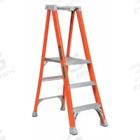 LOUISVILLE LADDER Platform Stepladder: 5 ft Ladder Size, Fiberglass, 300 lb Load Capacity, 22 lb Wt (MPN FXP1703). Key specifications — Brand: LOUISVILLE LADDER; Included Features: Impact-Resistant Bracing.