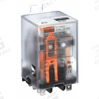 DAYTON Flange Mount Relay: Surface (Side Flange) Mounted, 24V AC, DPDT, 8 Pins/Terminals (MPN 5YP96). Key specifications — Brand: DAYTON; Mounting Style: Side Flange; Electrical Connection: Plug-In Terminal; Manufacturer Part Number: 5YP96; Series: Dayton.