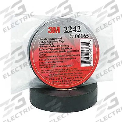 3M Electrical Tape: 3/4 in Wd, 5 yd Lg, 30 mil Thick, Ethylene Propylene Rubber - General Purpose Electrical Tape