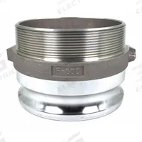 Cam and Groove Adapter: 6 in Coupling Size, 6 in Hose Fitting Size, 6"-8 Thread Size, MNPT (MPN PLE40). Key specifications — Thread Size: 6"-8; Fitting Type: MNPT; Brand: APPROVED VENDOR.