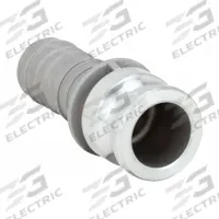 Cam and Groove Adapter: 2 in Coupling Size, 2 in Hose Fitting Size, 5 23/32 in Overall Lg (MPN 3LX38). Key specifications — Fitting Type: Male Hose Shank; Brand: APPROVED VENDOR.