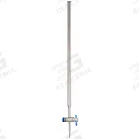 APPROVED VENDOR Straight Bore Buret: 25 mL, B, 560 mm, ±0.10 mL, 0.1 mL Inc, Glass, Closure Included (MPN 6CDP9). Key specifications — attr1371335: Yes; attr1371313: ±0.10 mL; attr1371332: APPROVED VENDOR; attr1371322: Glass.