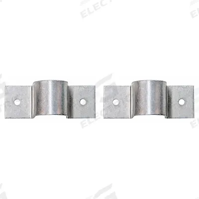 NEW AGE INDUSTRIAL Wall Brackets: 5 1/2 in x 2 in x 2 in, 8 ga, Aluminum, Unfinished - Wall-Securing Brackets for Standard Metal Shelving