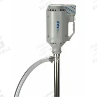 FINISH THOMPSON Electric Drum Pump: Pump with Hose, 1/3 hp HP, 115 V AC, 10 gpm, Stainless Steel (MPN DTTS013). Key specifications — Brand: FINISH THOMPSON; Suction Tube Material: 316 SS.