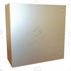 HAMMOND Electrical Enclosure: 304 Stainless Steel, 30 in x 30 in x 12 in, NEMA 12/13/3R/4/4X, Hinged (MPN EN4SD303012SS). Key specifications — Brand: HAMMOND; Closure Method: 1/4-Turn Latch; Enclosure Material: 304 Stainless Steel; Knockouts: Not Included.