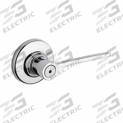 KWIKSET Door Lever Lockset: Privacy Lever Locksets, Chrome