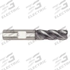 WIDIA HANITA Square End Mill: Carbide, AlTiN Coated, 4 Flute, 1/2" Mill Dia, 5/8" LOC, 2-1/2" OAL (MPN 4V4513005ST)