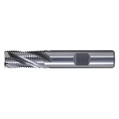 CLEVELAND Roughing End Mill: Carbide, 4 Flute, Fine Pitch, 3/8" Mill Dia, 7/8" LOC, 2-1/2" OAL (MPN C60151)