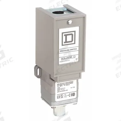 TELEMECANIQUE SENSORS Pressure Switch: 5 psi – 250 psi, 9012G Series - General Purpose Machine Tool Pressure Switches