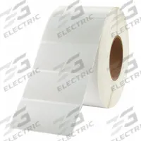 APPROVED VENDOR Printer Label: 4 in Label Wd, 2 in Label Ht, White, 3 in Core Dia., 4 PK (MPN 22D091). Key specifications — Brand: APPROVED VENDOR; Label Color: White; Label Material: Thermal Transfer Paper.