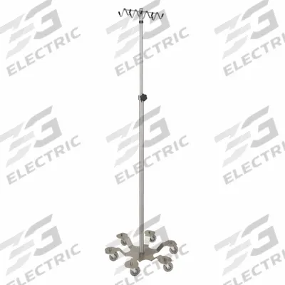 BLICKMAN Pole: 6 Legs, 8 Hooks, Stainless Steel - Standard IV Poles