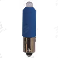 EATON Compact LED Bulb: LED, Miniature Bayonet (BA9s), (T) Tubular, T3-1/4, 24 V, 0.5 W Watt, Blue (MPN HT8LEDBF3). Key specifications — Light Color: Blue; Voltage: 24 V; Brand: EATON; Bulb Shape: T3-1/4.