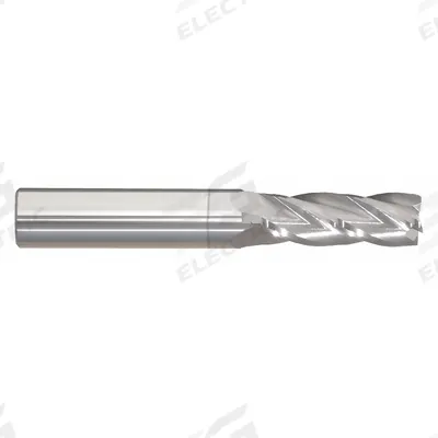 APPROVED VENDOR Square End Mill: Carbide, TiCN Coated, 4 Flute, 9/64" Mill Dia, 9/16" LOC - General Purpose Carbide Square End Mills