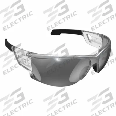 MECHANIX WEAR Safety Glasses: Smoke Lens, Half-Frame - Padded Comfort-Fit Safety Glasses