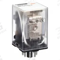 SCHNEIDER General Purpose Relay: Socket Mounted, 10 A Current Rating, 120V AC, DPDT, A Socket (MPN 8501KPR12V20). Key specifications — Brand: SCHNEIDER; Base Type: Octal; Mounting Style: Socket; Pin Shape: Round; Electrical Connection: 8-Pin Terminal; Manufacturer Part Number: 8501KPR12V20; Series: Square D 8501K Series.