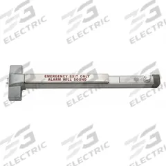 PDQ Exit Device: 48 in Max Door Wd, Chrome (MPN 6310RF-626-AL). Key specifications — Product Type: Exit Device; Ligature Resistance: Not Ligature-Resistant; Brand: PDQ; Exit Device Type: Rim; Outside Trim Type: Not Included; Exit Bar Style: Touchbar; ADA Compliant: Yes.
