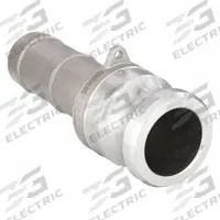 Cam and Groove Adapter: 6 in Coupling Size, 75 psi Max. Working Pressure @ 70 F, Male Hose Shank (MPN BULK-CGF-319). Key specifications — Fitting Type: Male Hose Shank; Includes Locking Arm: No; Body Material: 304 Stainless Steel; Brand: USA INDUSTRIALS.