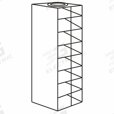 COLE-PARMER Upright Freezer Drawer Rack: 15 5/8 in Overall Lg, 8 5/8 in Overall Wd - Cold Storage Racks