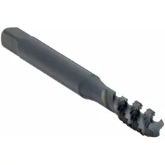 WIDIA GTD Spiral Flute Tap: #10-32 UNF, H3 / 3B, 3 Flute, Semi-Bottoming Chamfer, Black Oxide Cobalt (MPN 5357398)