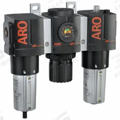 ARO Filter/Regulator/Lubricator: 1/2 in NPT, 150 cfm, 250 psi Max Op Pressure, 5 micron, 2000 Series (MPN C38341-810). Key specifications — attr109588: 2000; attr109524: ARO.
