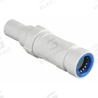 HYDRORAIN Slide Repair: 1" Tube, ABS Plastic/PVC, 150 psi Max Working Pressure, 2.25 in Wd (MPN 08646). Key specifications — Connection: 1" Tube; Material: ABS Plastic/PVC; Product Type: Slide Repair.