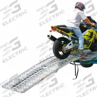 BLACK WIDOW Vehicle Loading & Repair Ramps: 0.75 ton Load Capacity, Arched Folding, Aluminum (MPN AF-9034-HD). Key specifications — For Vehicle Type: Motorcycles; Ramp Material: Aluminum; Adjustability: Arched Folding; Brand: BLACK WIDOW.